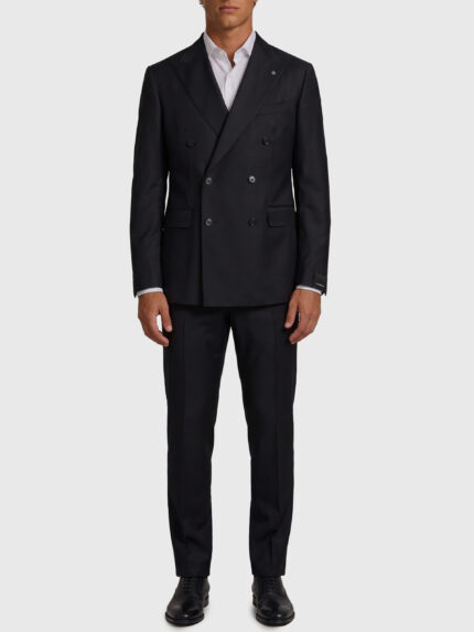 Tagliatore New York double-breasted virgin wool suit