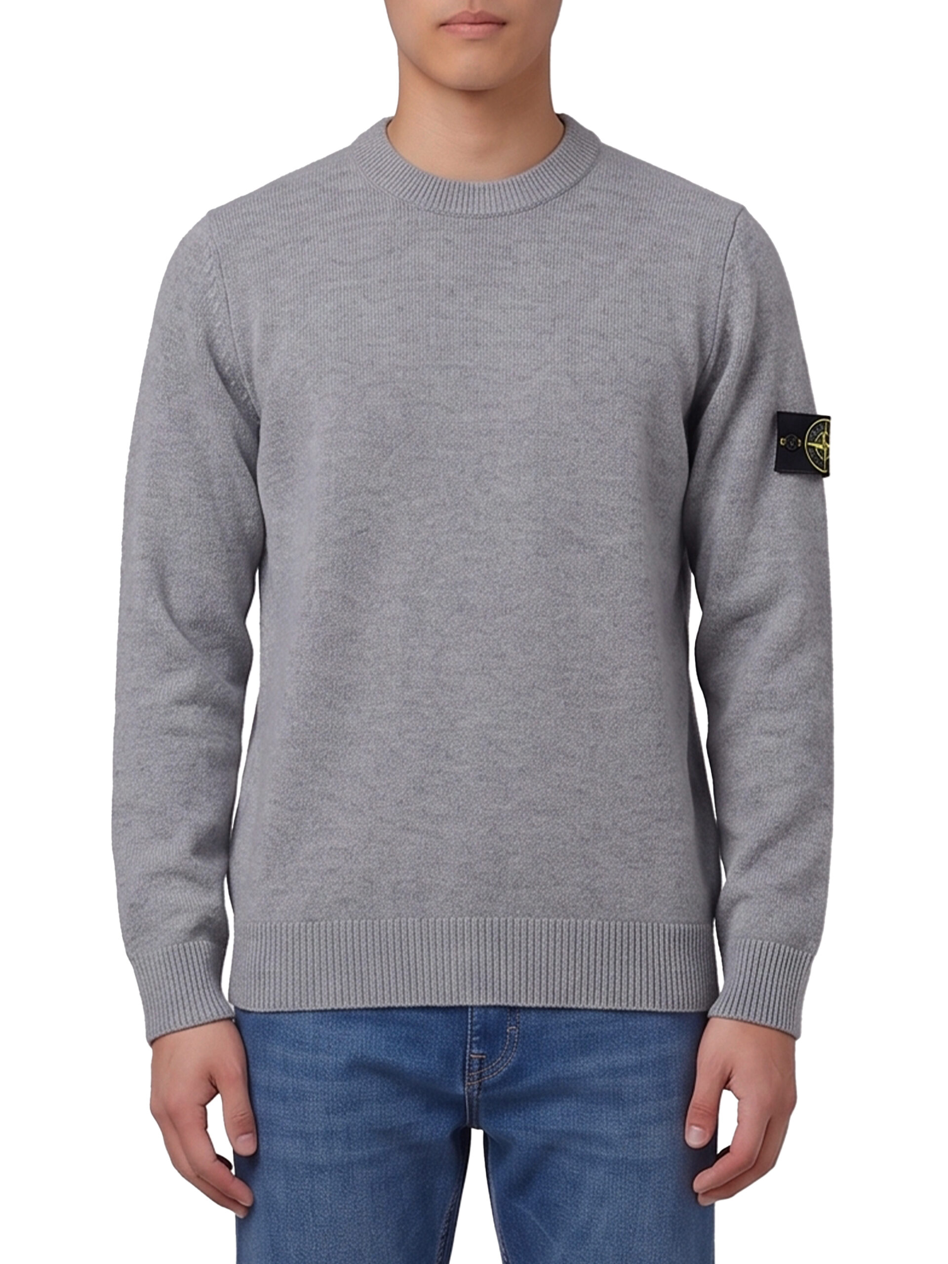 Stone Island Grey crewneck sweater