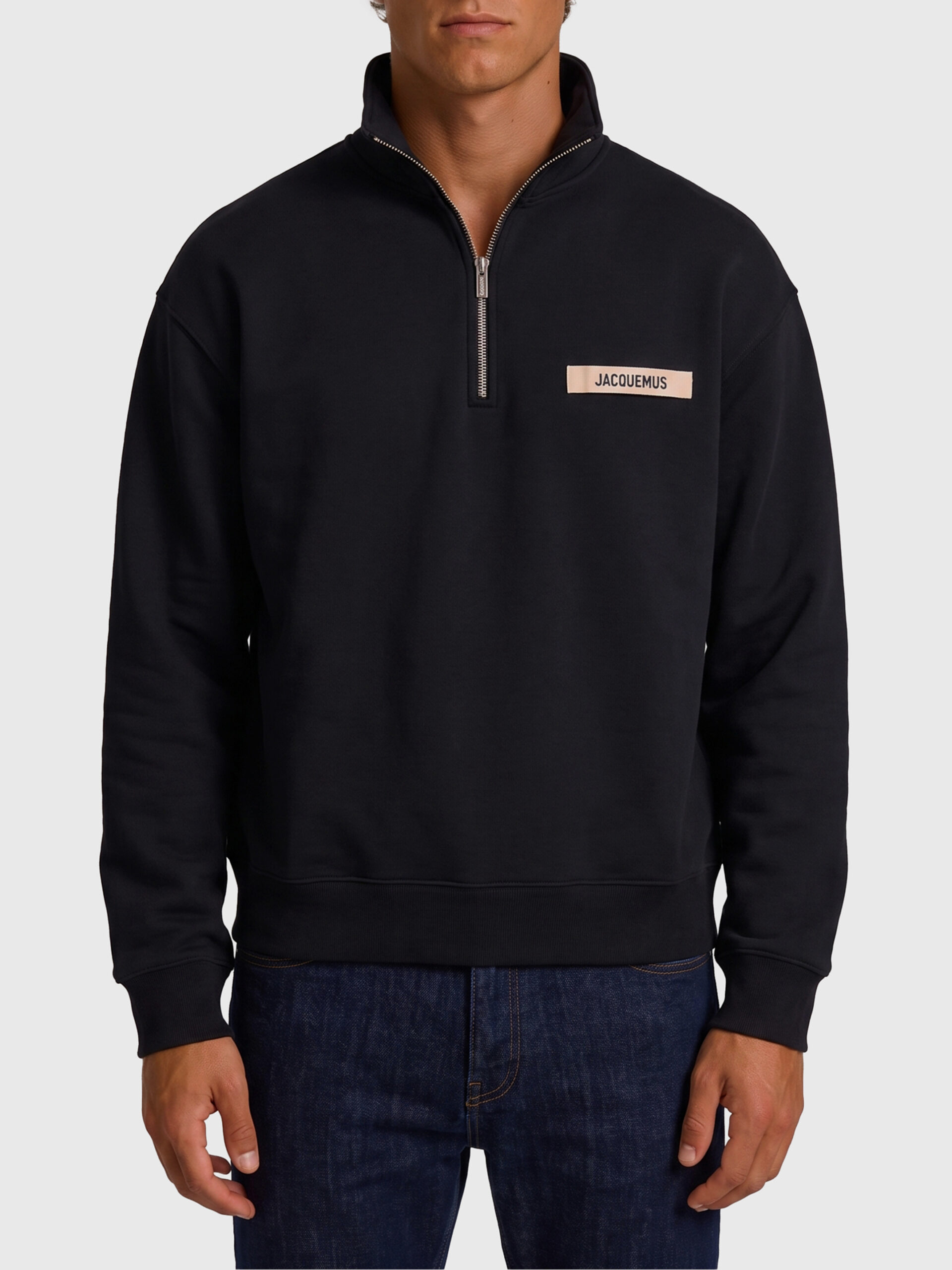 Jacquemus Gros Grain zip-neck sweatshirt