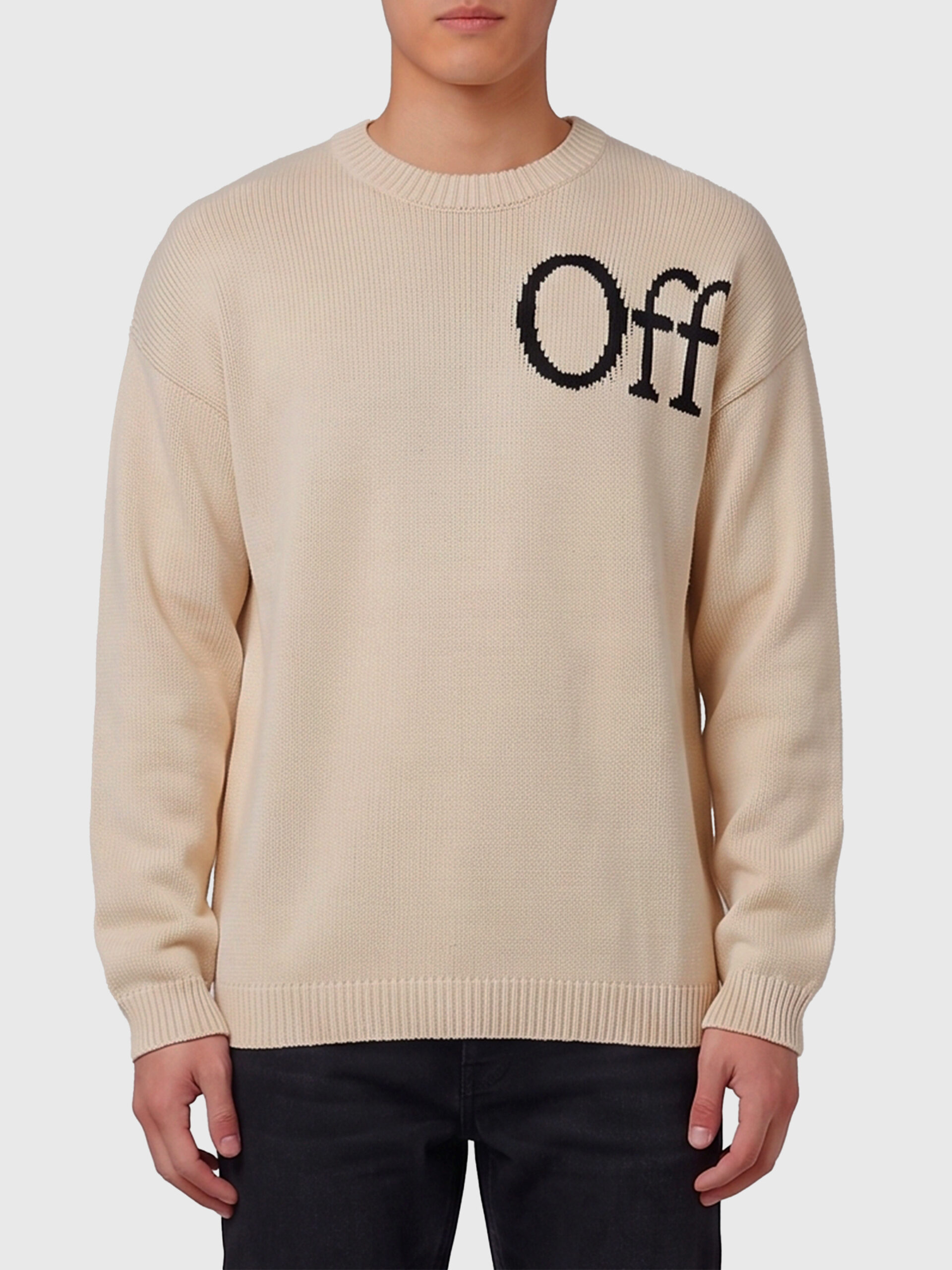 Off White Bookish Shared crewneck sweater