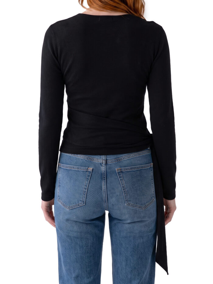 Federica Tosi Cut-off top with sash