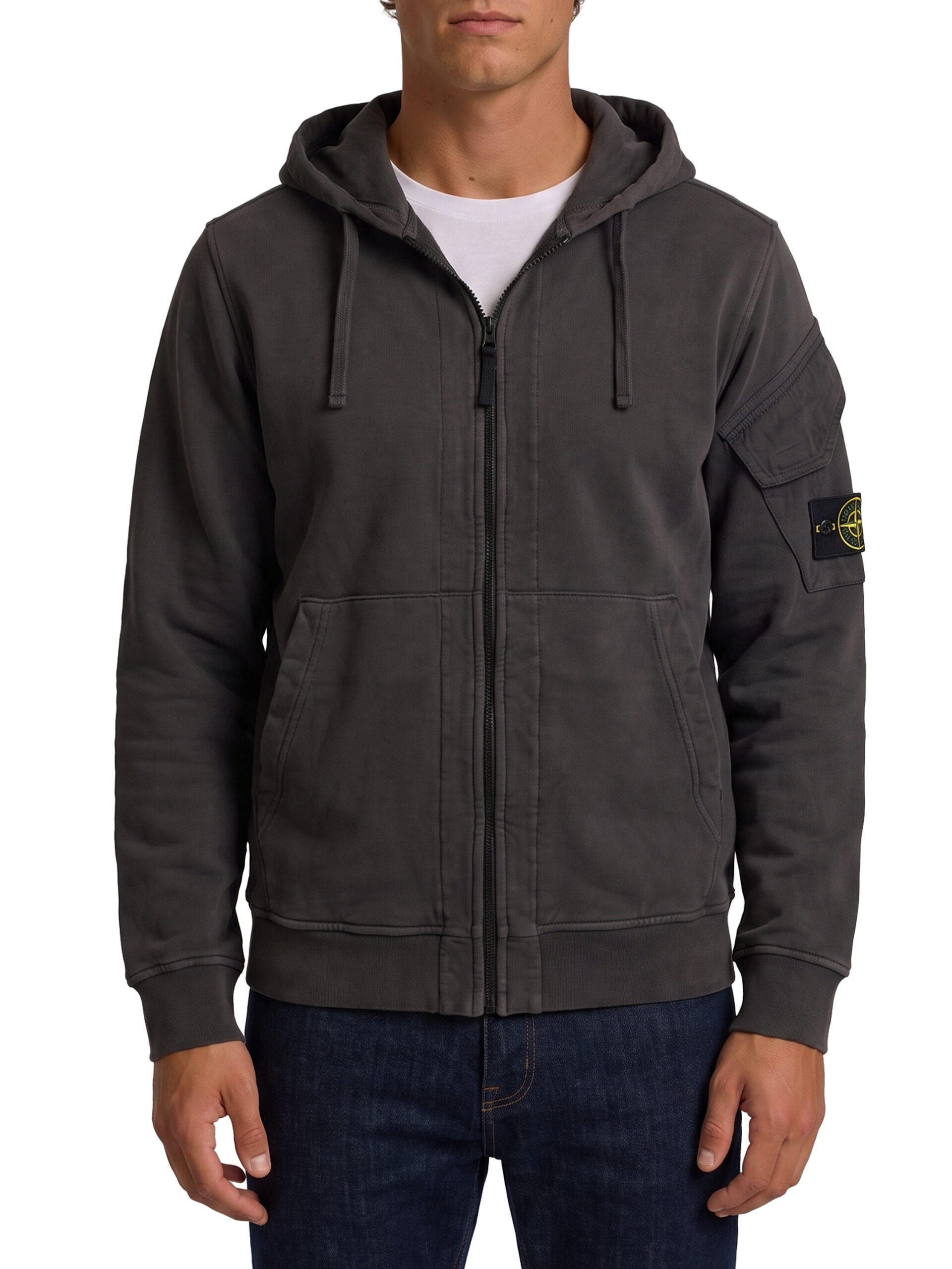 Stone Island Cotton zip-up sweatshirt
