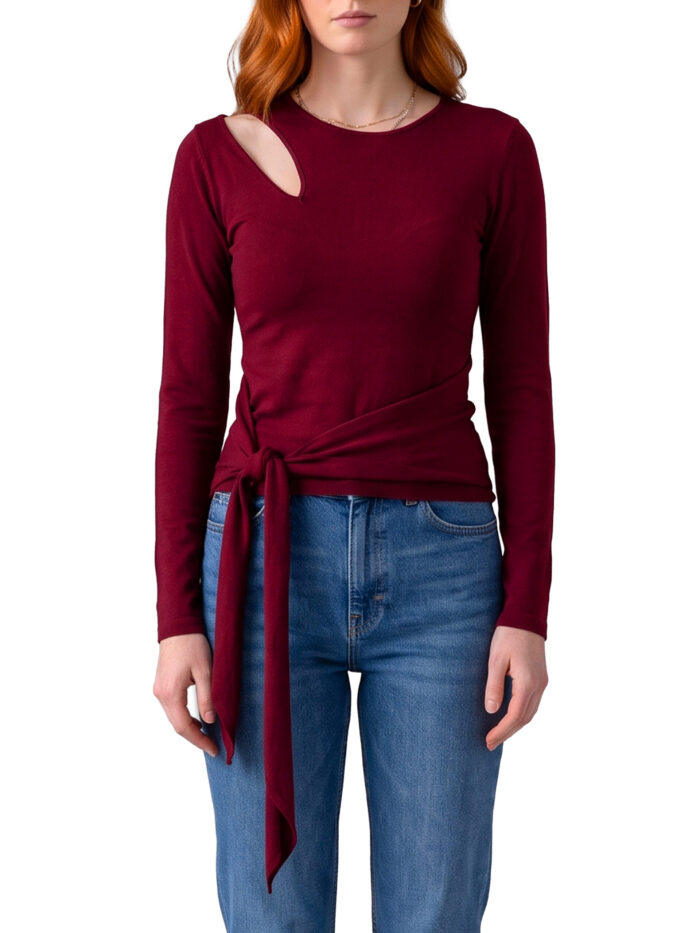 federica tosi cut off top with sash Federica Tosi Cut-off top with sash