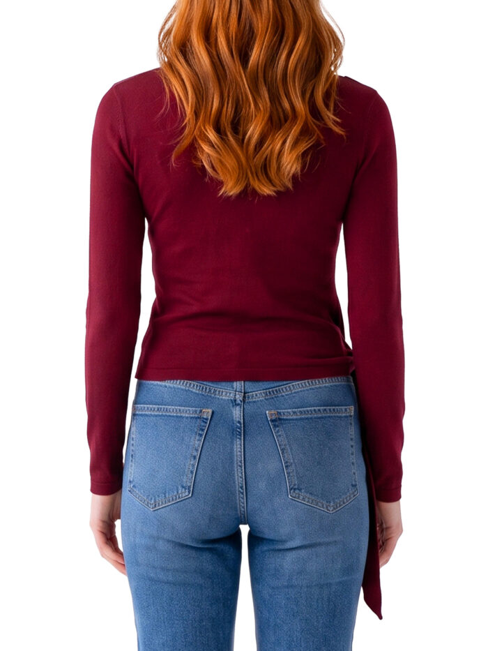 Federica Tosi Cut-off top with sash