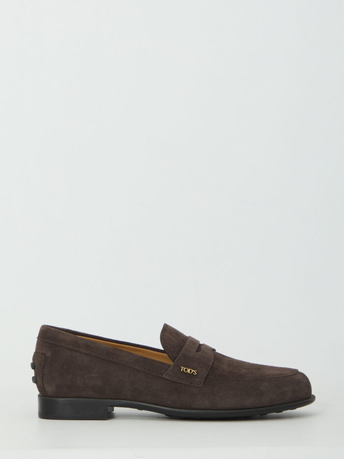 tod's brown suede loafers Tod's Brown suede loafers