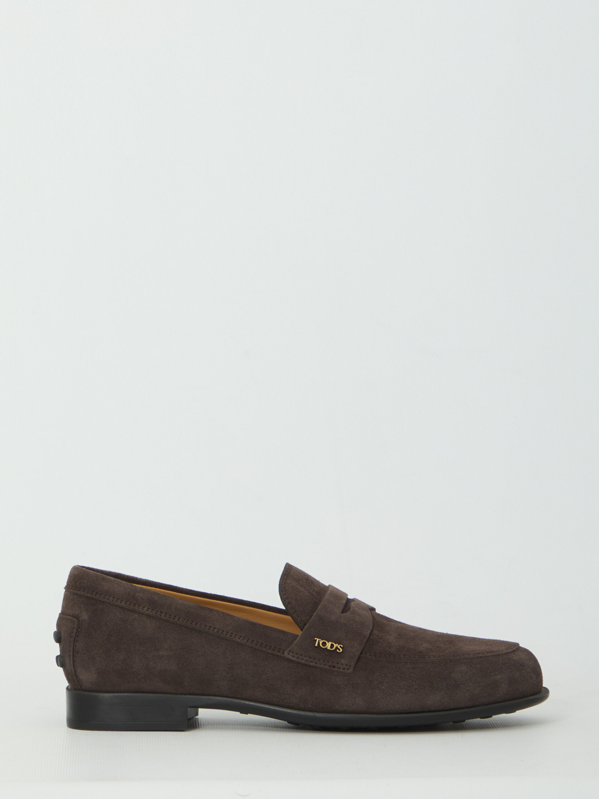 Tod's Brown suede loafers