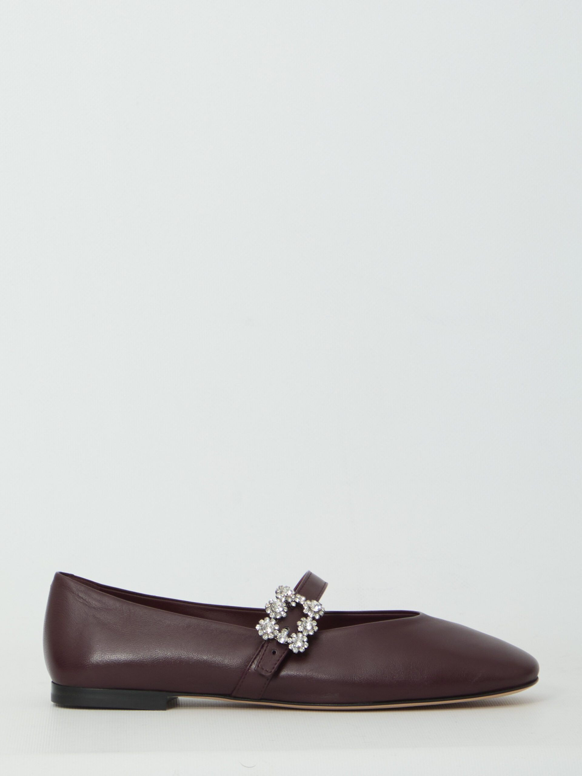 Roger Vivier Efflorescence strap ballerina flats