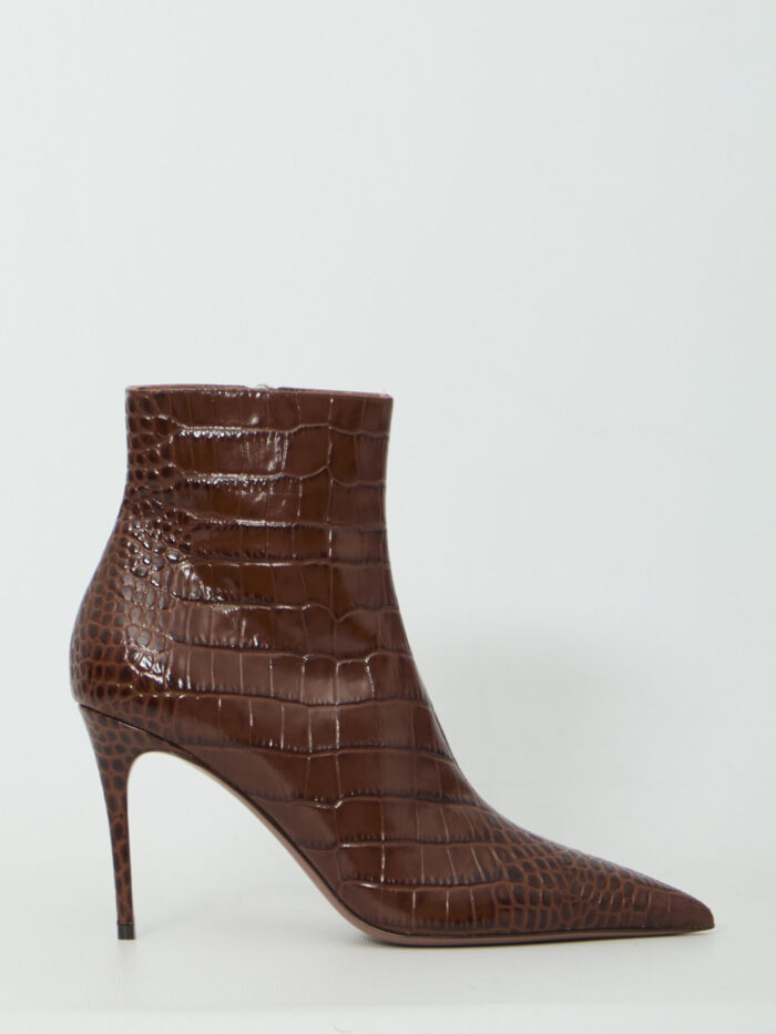 paris texas vera 85 ankle boots in chocolate Paris Texas Vera 85 ankle boots in Chocolate