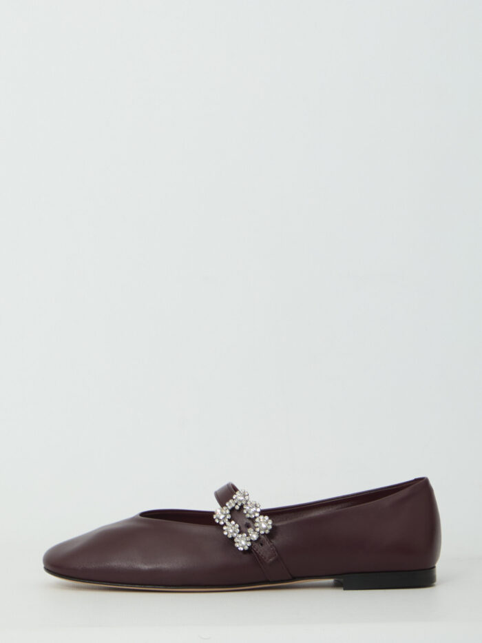 Roger Vivier Efflorescence strap ballerina flats