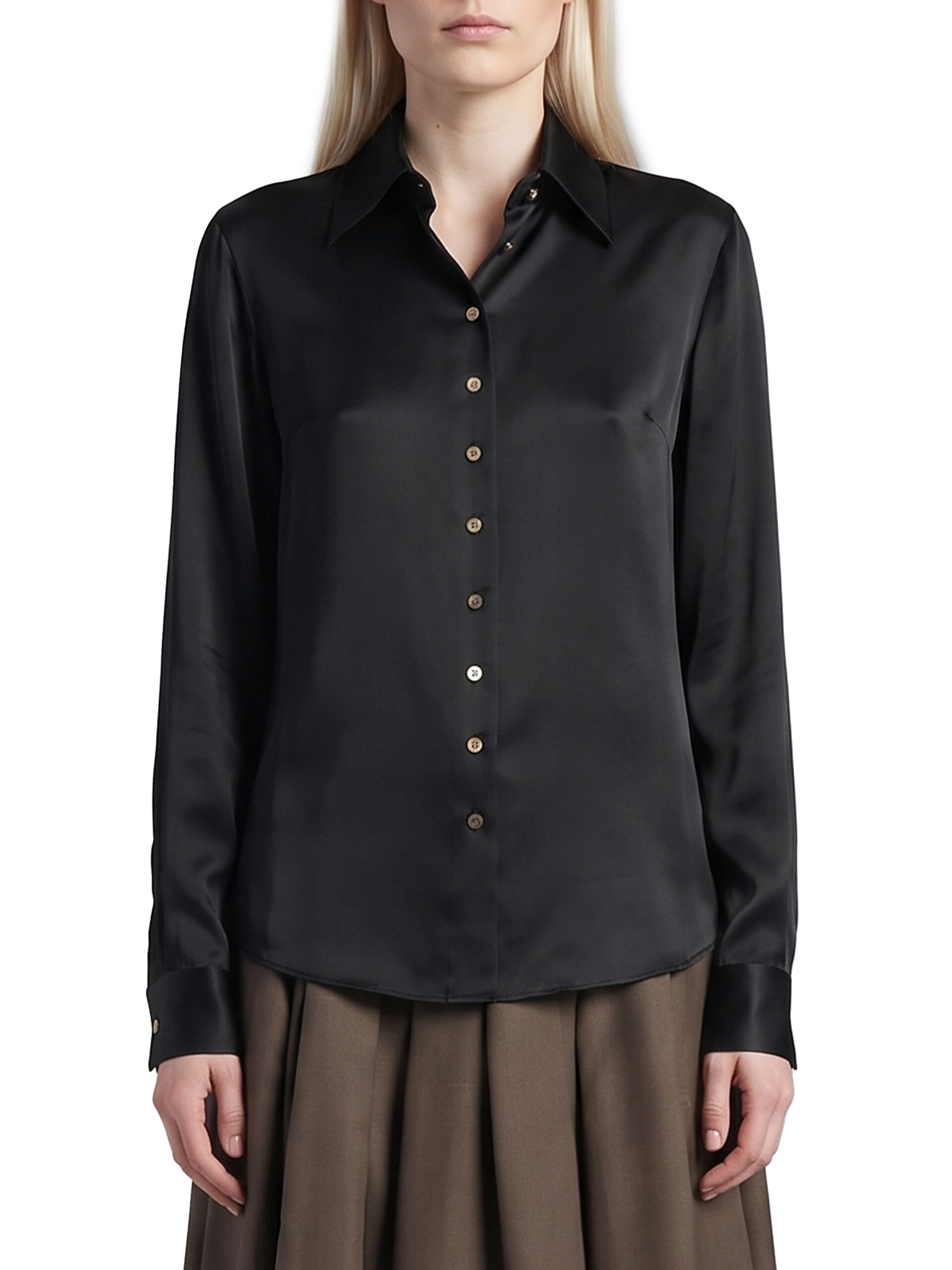 Khaite Ivy shirt black