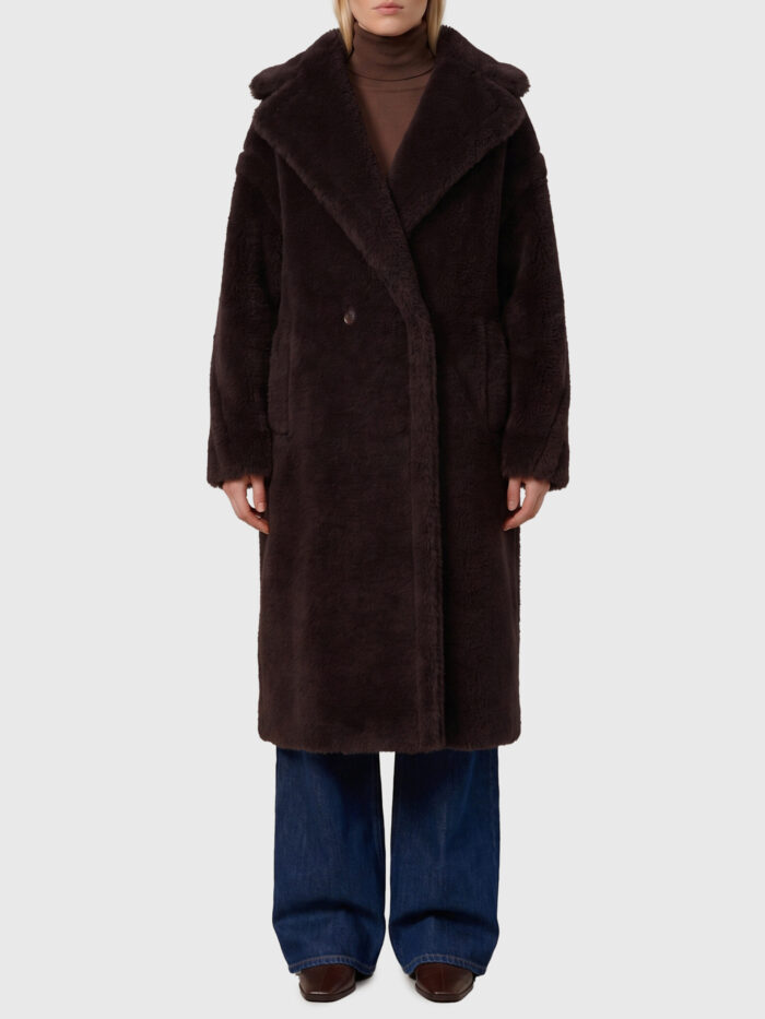 max mara dark brown teddy bear coat Max Mara Dark brown Teddy Bear coat
