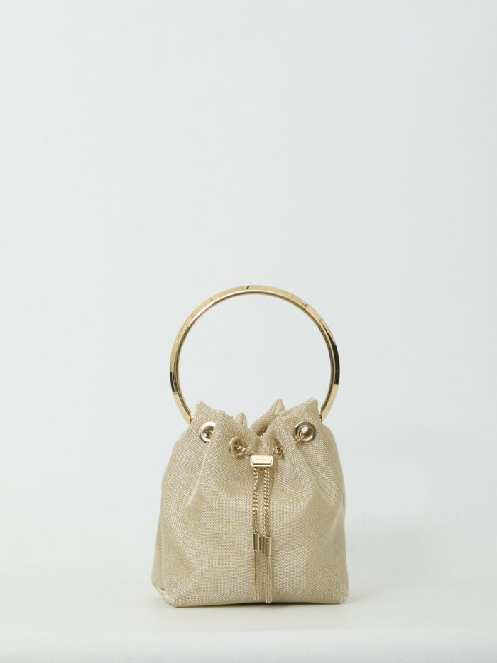 jimmy choo champagne mesh bon bon bag Jimmy Choo Champagne mesh Bon Bon bag