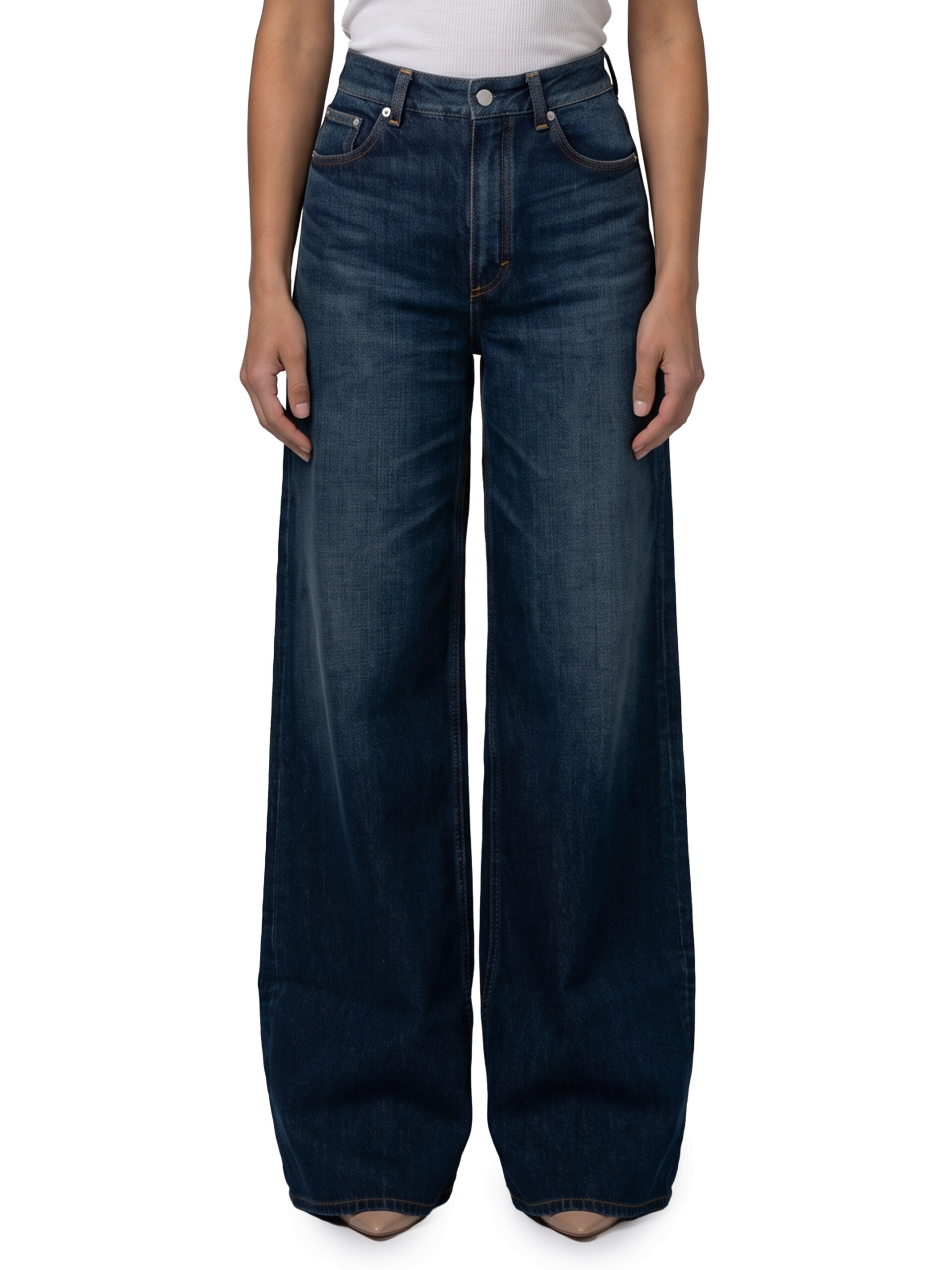 Alaia Palazzo denim jeans