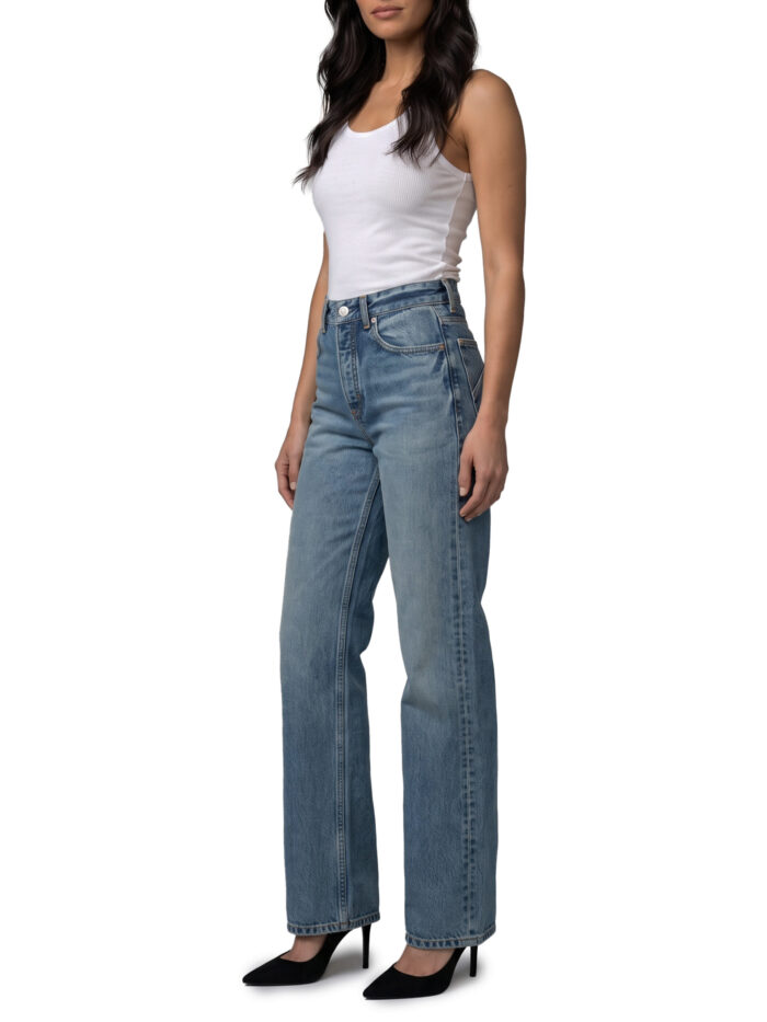Alaia Straight-leg denim jeans