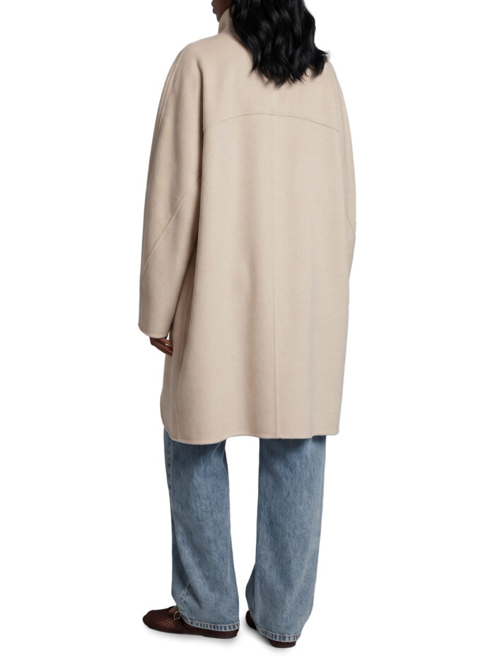 Alaia Asymmetric double-face cashmere coat