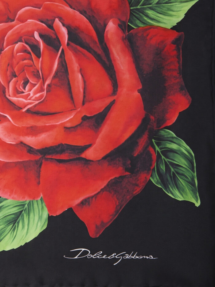 Dolce&gabbana Printed silk twill scarf