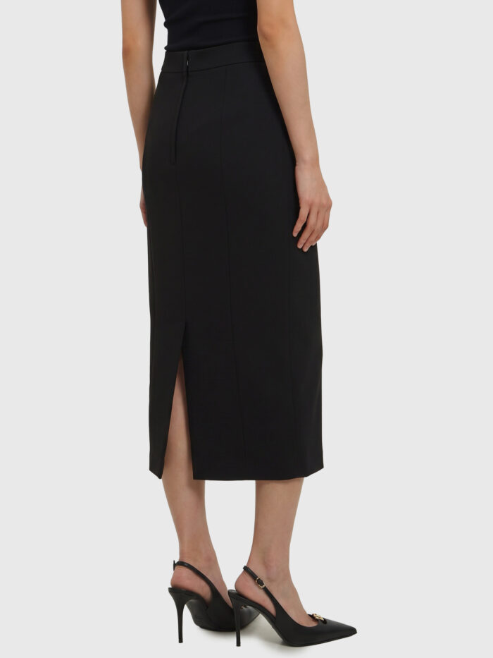 Dolce&gabbana Virgin wool midi skirt