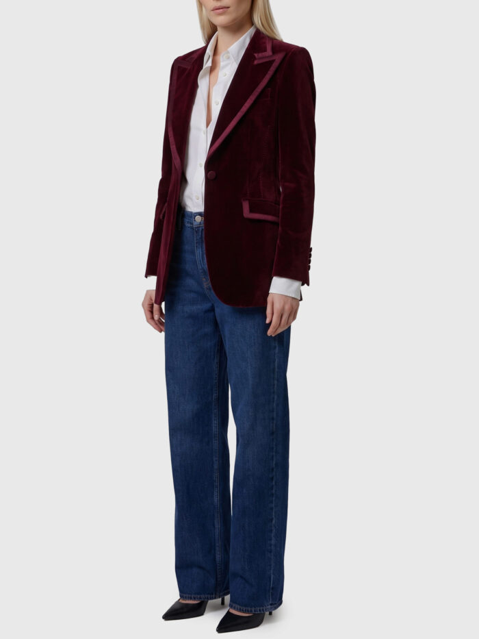 Dolce&gabbana Single-breasted velvet jacket
