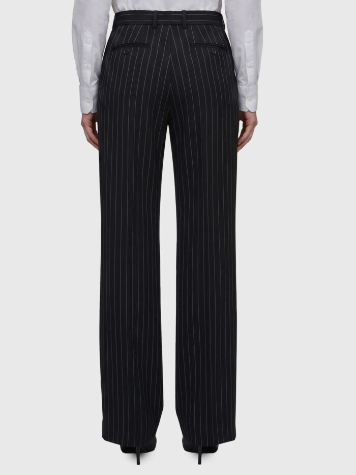 Dolce&gabbana Wool chalk stripe trousers