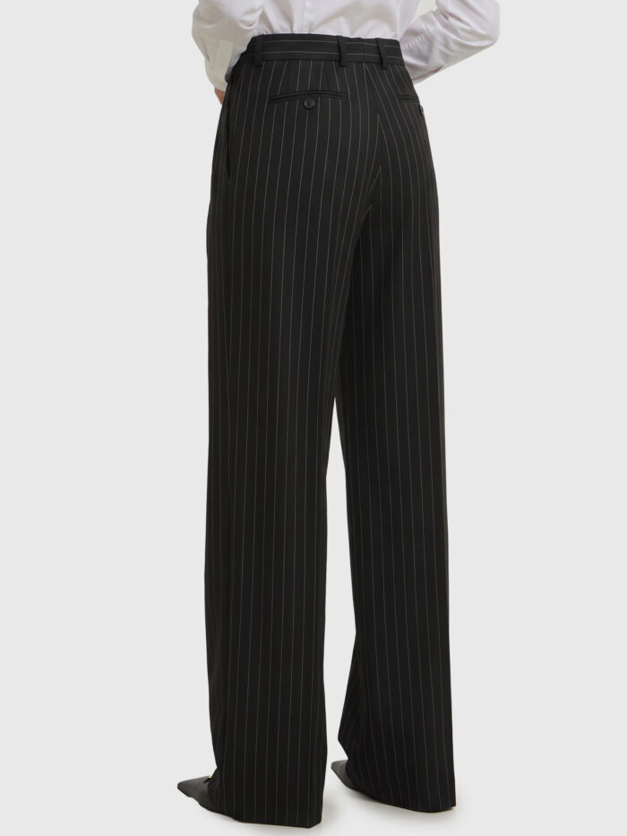Dolce&gabbana Wool chalk stripe trousers
