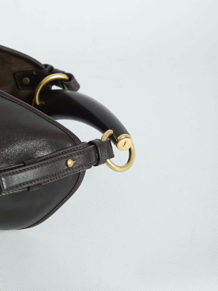 Saint Laurent Mombasa dark brown small bag