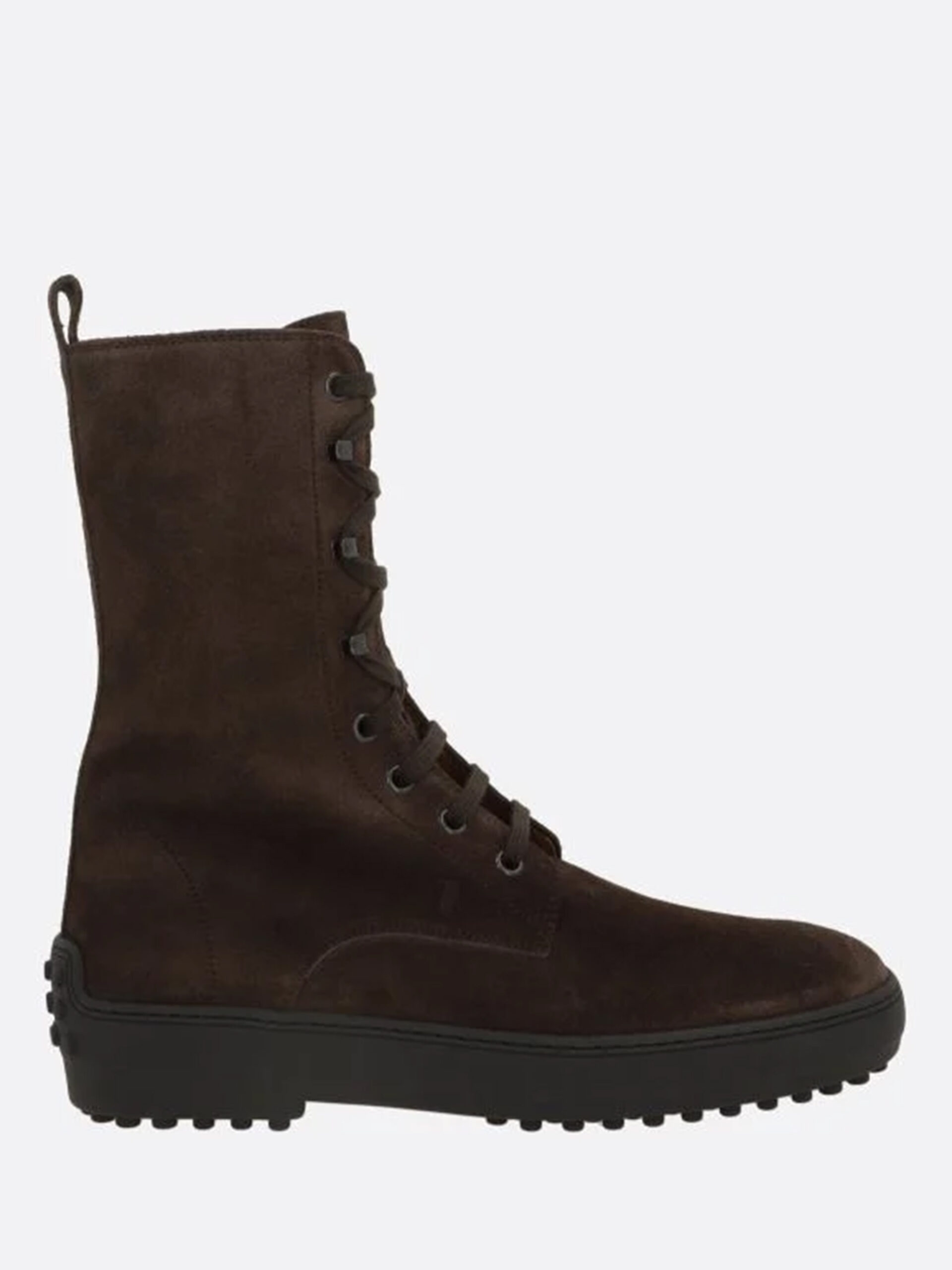 Tod's Winter ankle boot with rubber studs in suede leather