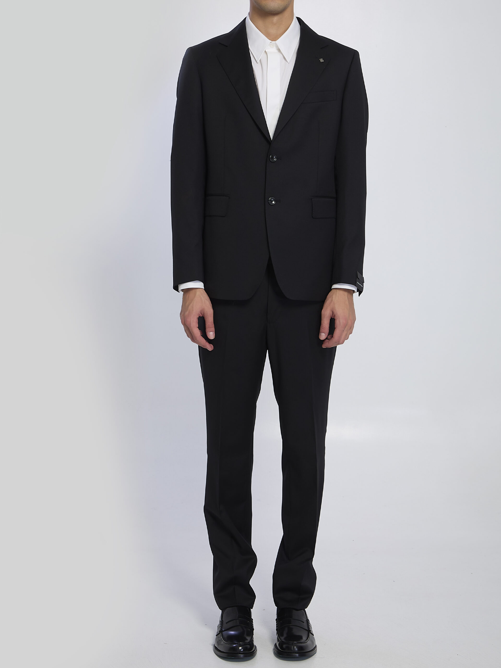 Tagliatore Black Napoli single-breasted suit in virgin wool