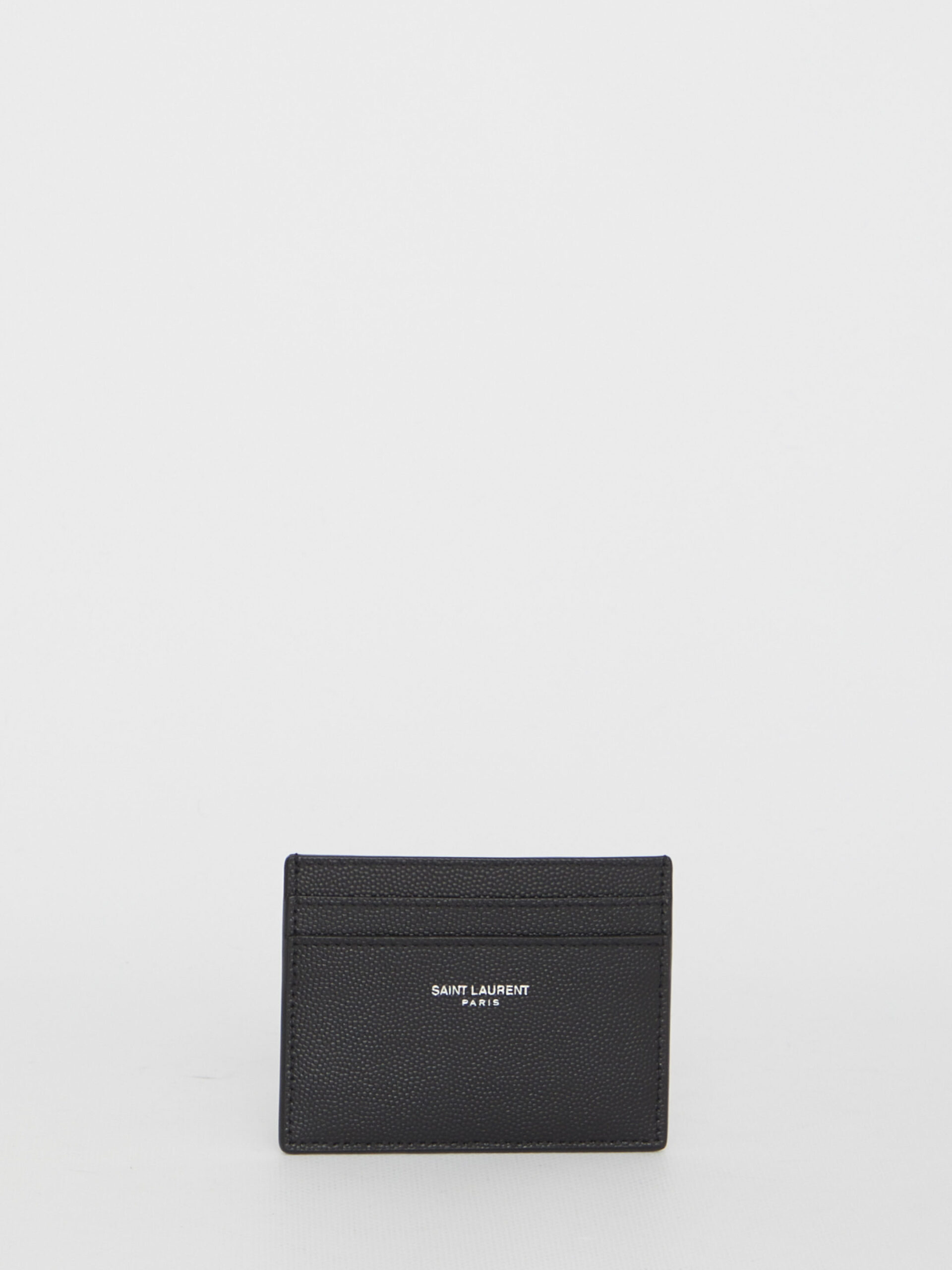 Saint Laurent Black leather cardholder