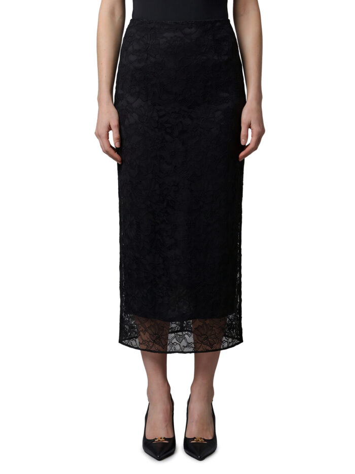 dolce&gabbana black lace midi skirt Dolce&gabbana Black lace midi skirT