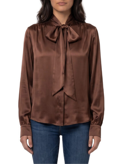 Federica Tosi Silk-blouse blouse with bow