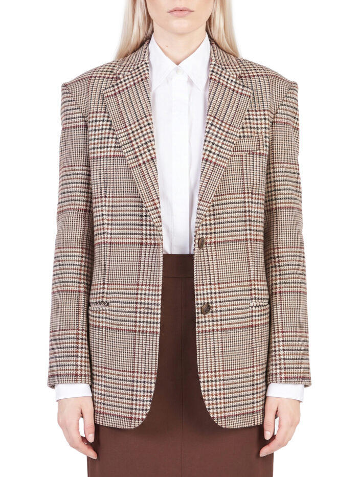 federica tosi prince of wales check over blazer Federica Tosi Prince of Wales check over blazer