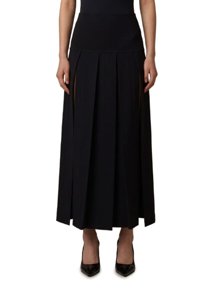 Alaia Pleated midi skirt