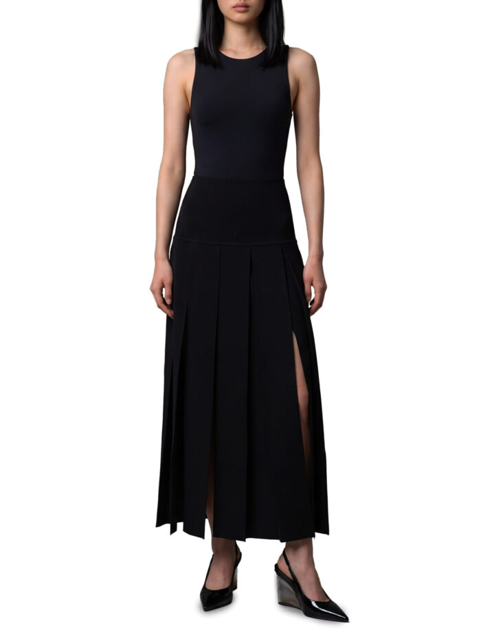 Alaia Pleated midi skirt
