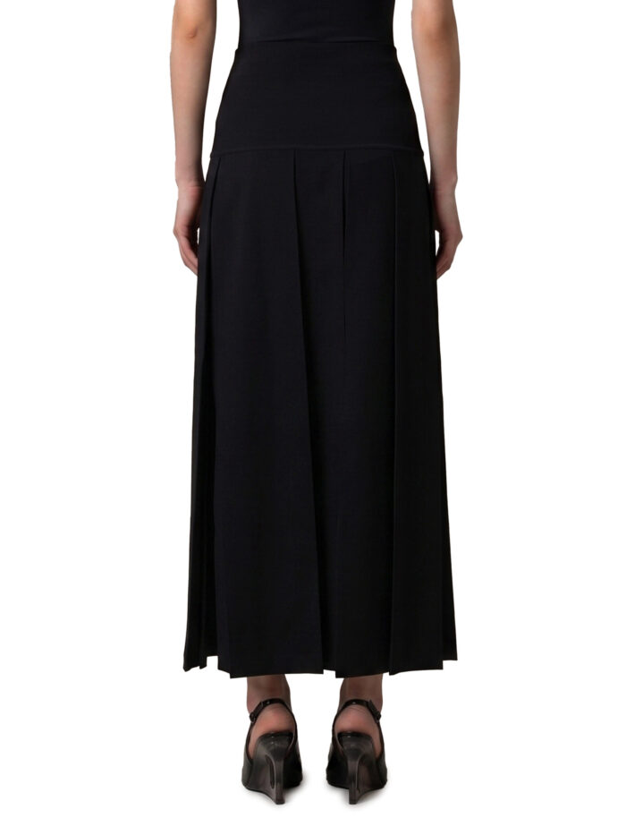 Alaia Pleated midi skirt
