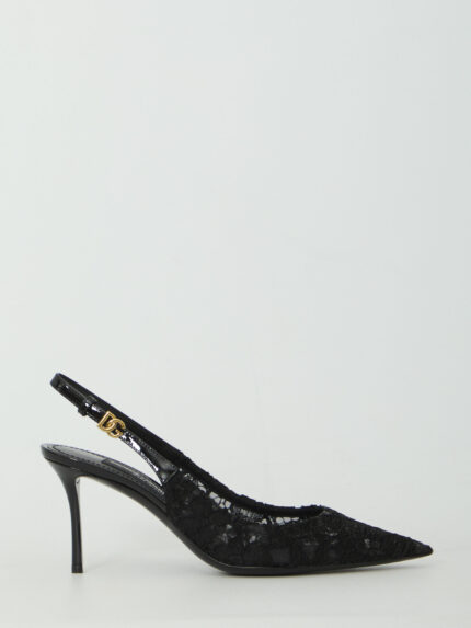 Dolce&gabbana Taormina lace slingback pumps