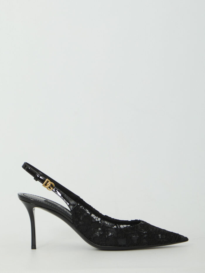 dolce&gabbana taormina lace slingback pumps Dolce&gabbana Taormina lace slingback pumps