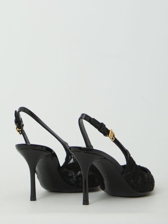 Dolce&gabbana Taormina lace slingback pumps
