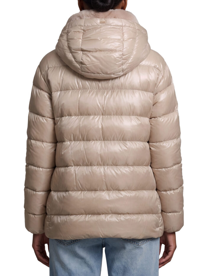 Herno Ultralight down jacket with faux fur