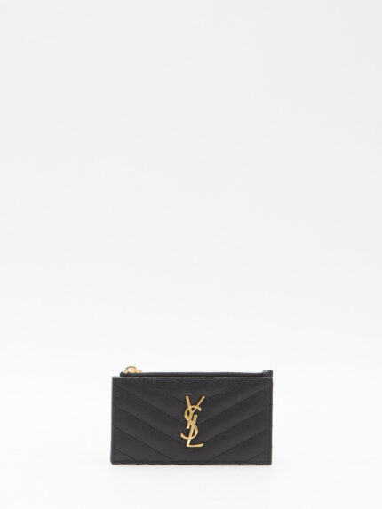 Saint Laurent Cassandre Fragments cardholder