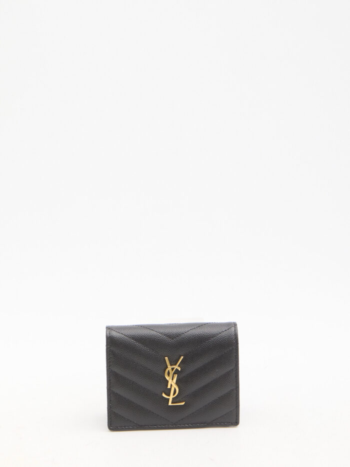 Saint Laurent Cassandre matelassé wallet