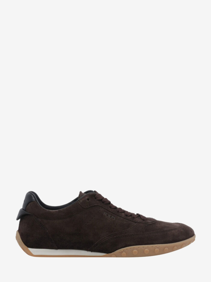 Tod's Moor brown suede sneakers