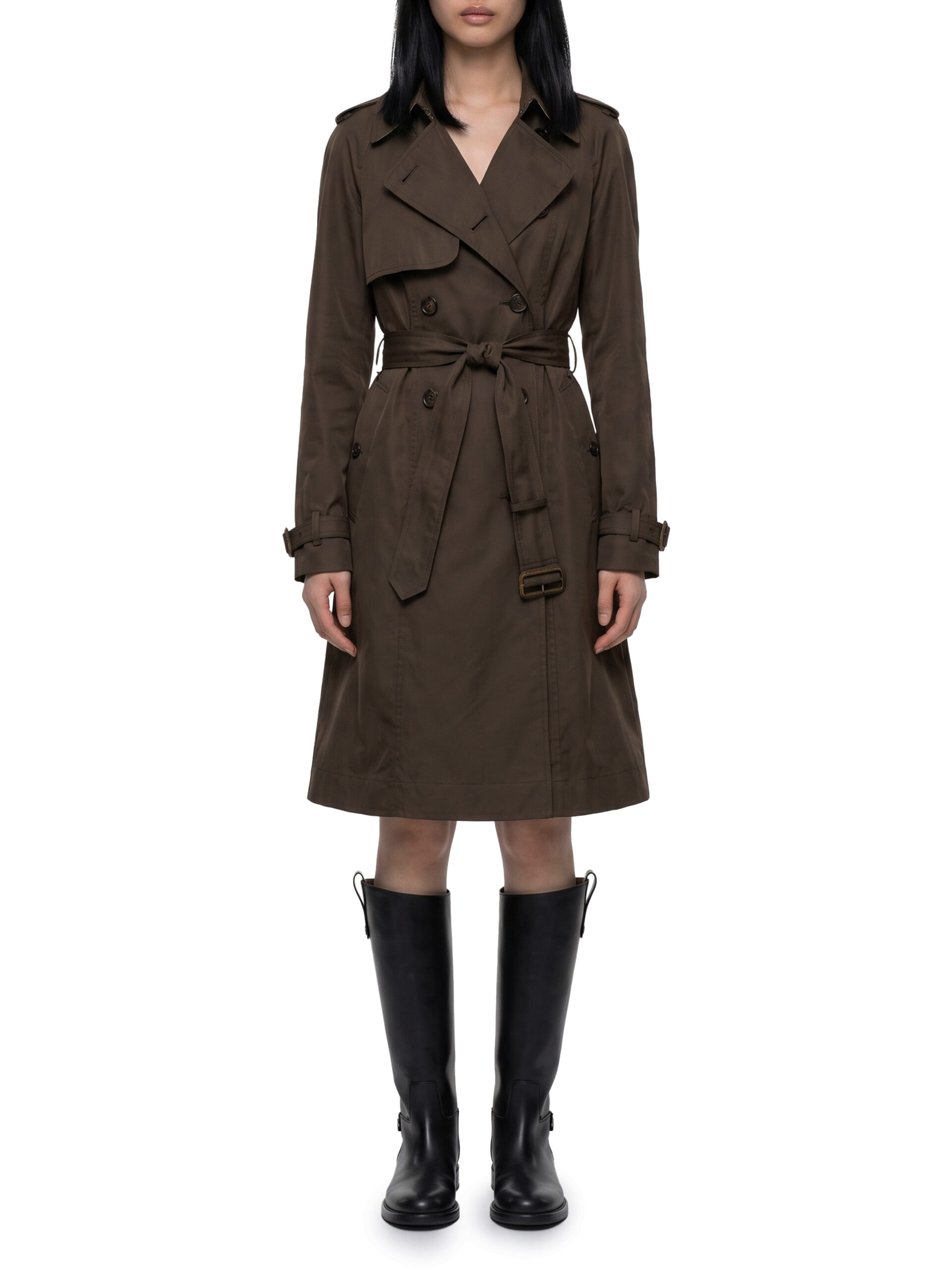 Burberry Long Pembury trench coat in gabardine