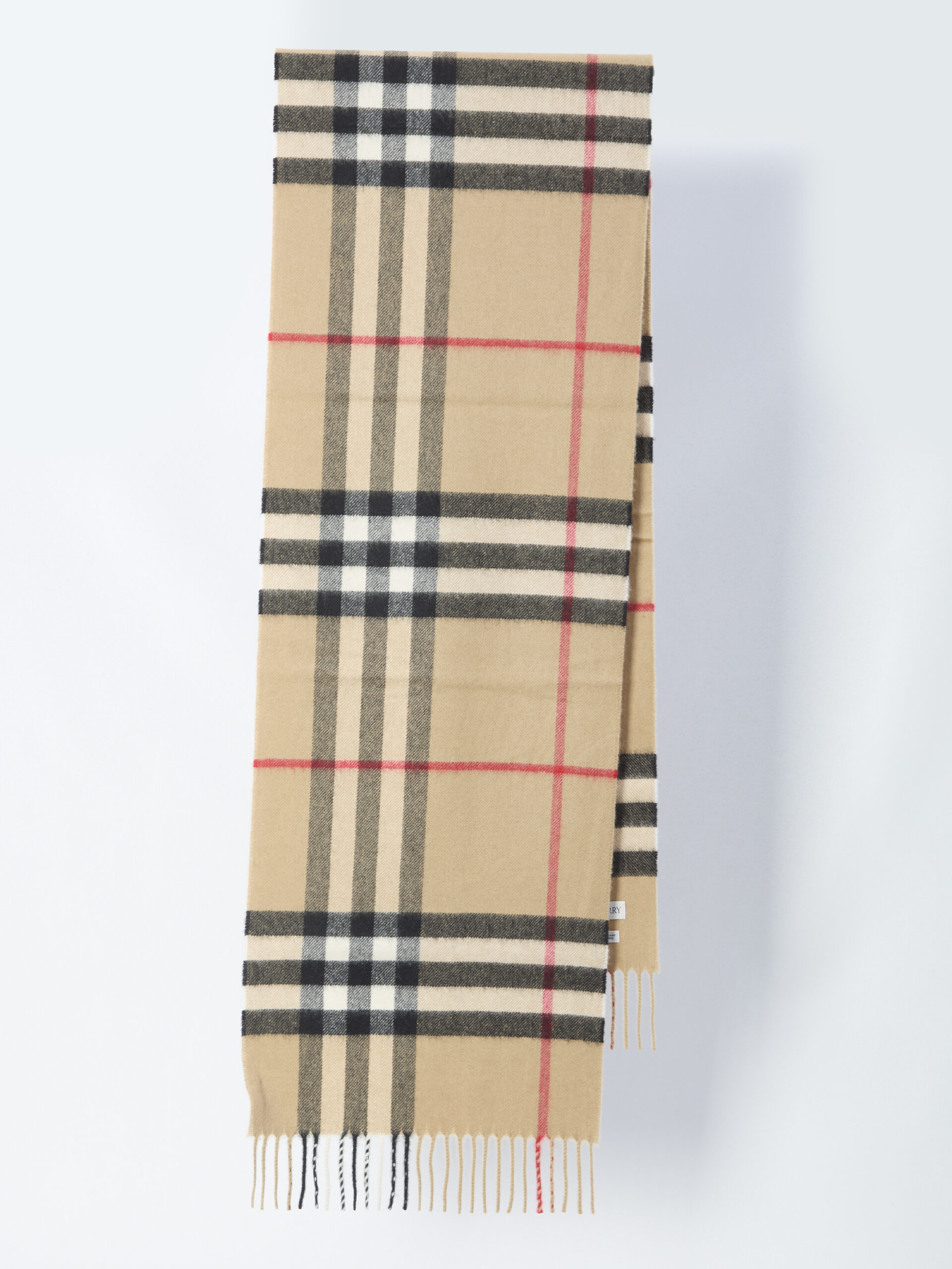 Burberry Check cashmere scarf
