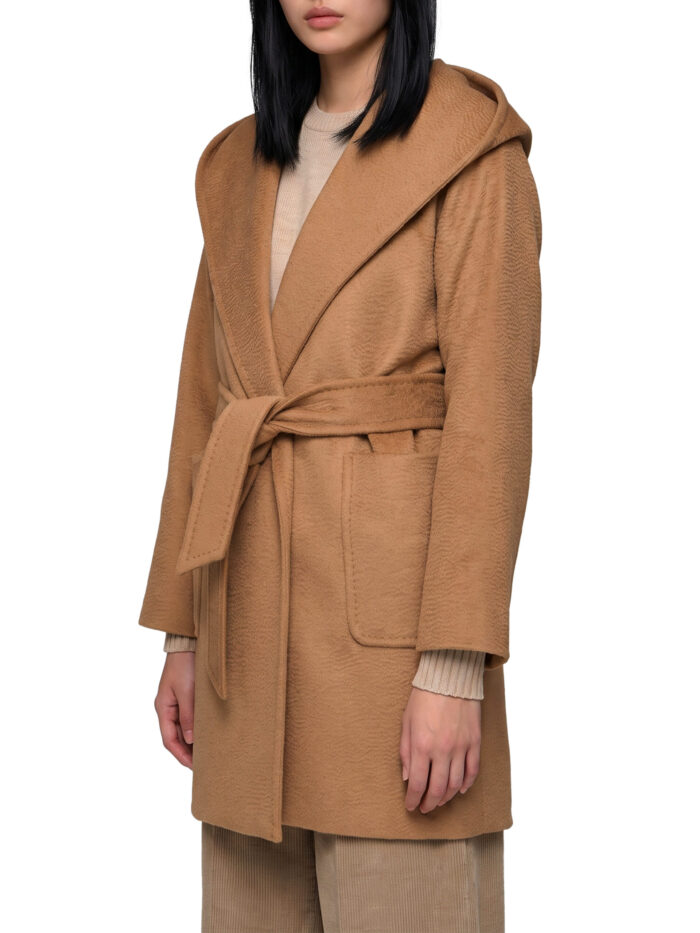 Max Mara Camel Rialto dressing gown coat