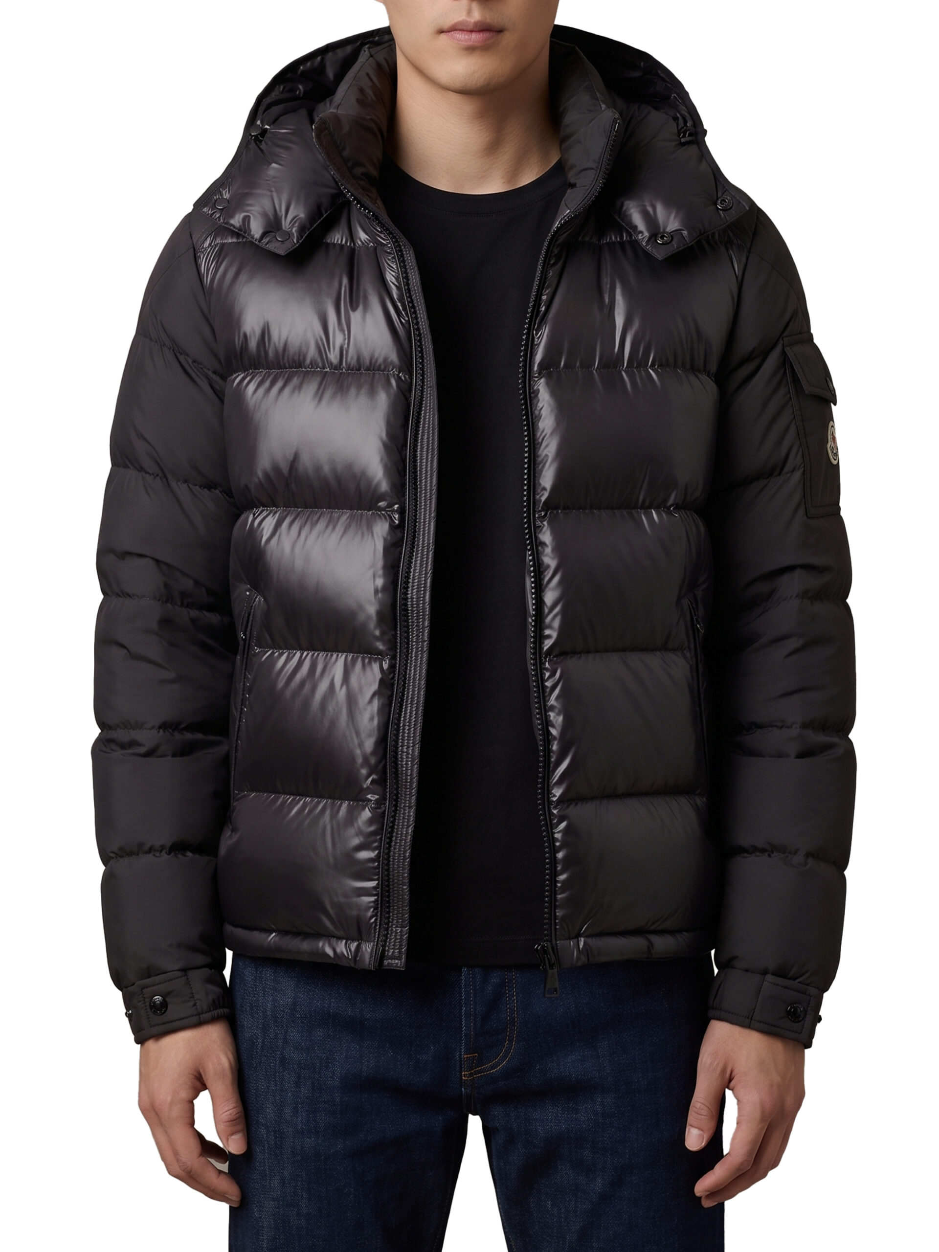 Moncler Short Maya down jacket