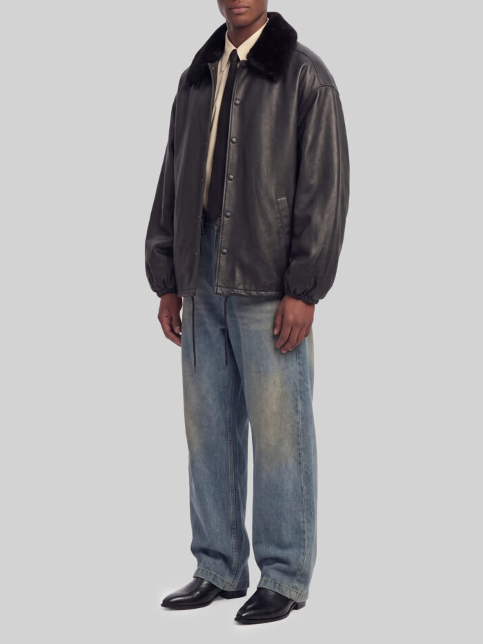 Willy Chavarria Coach leather jacket