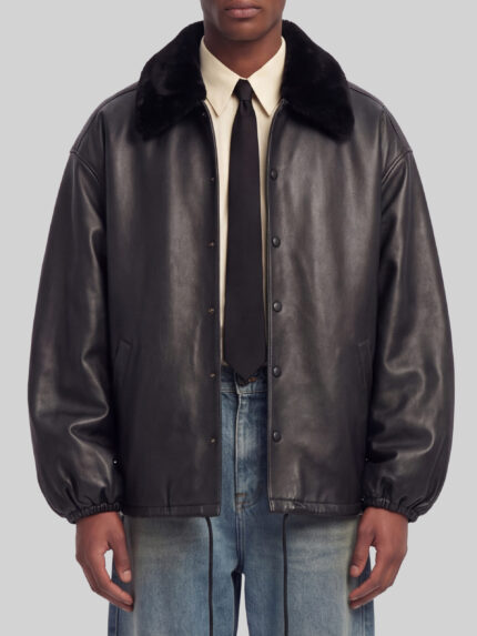Willy Chavarria Coach leather jacket