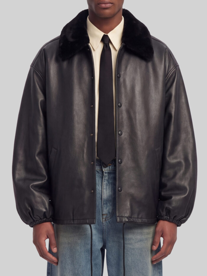 willy chavarria coach leather jacket Willy Chavarria Coach leather jacket