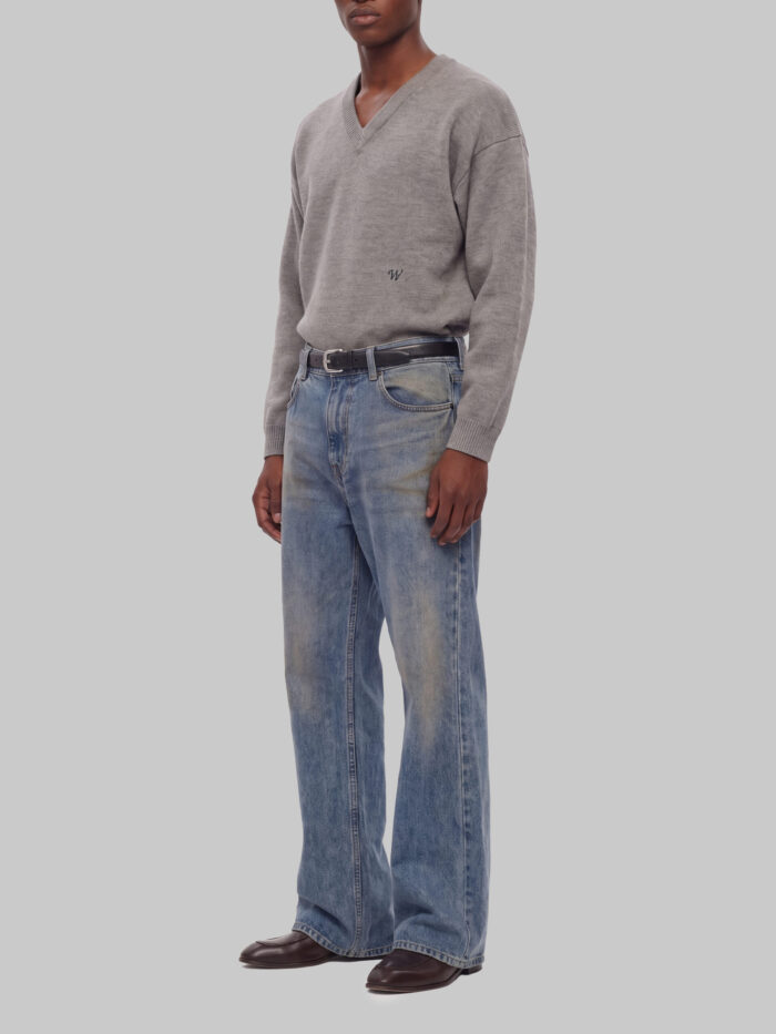 Willy Chavarria Flared denim jeans