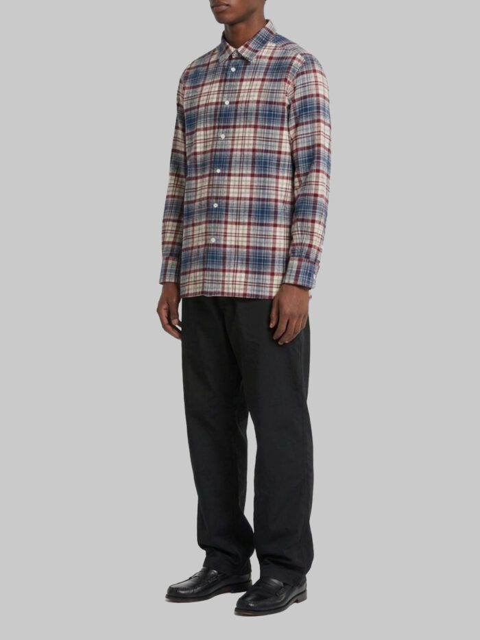 Willy Chavarria Plaid woolen shirt